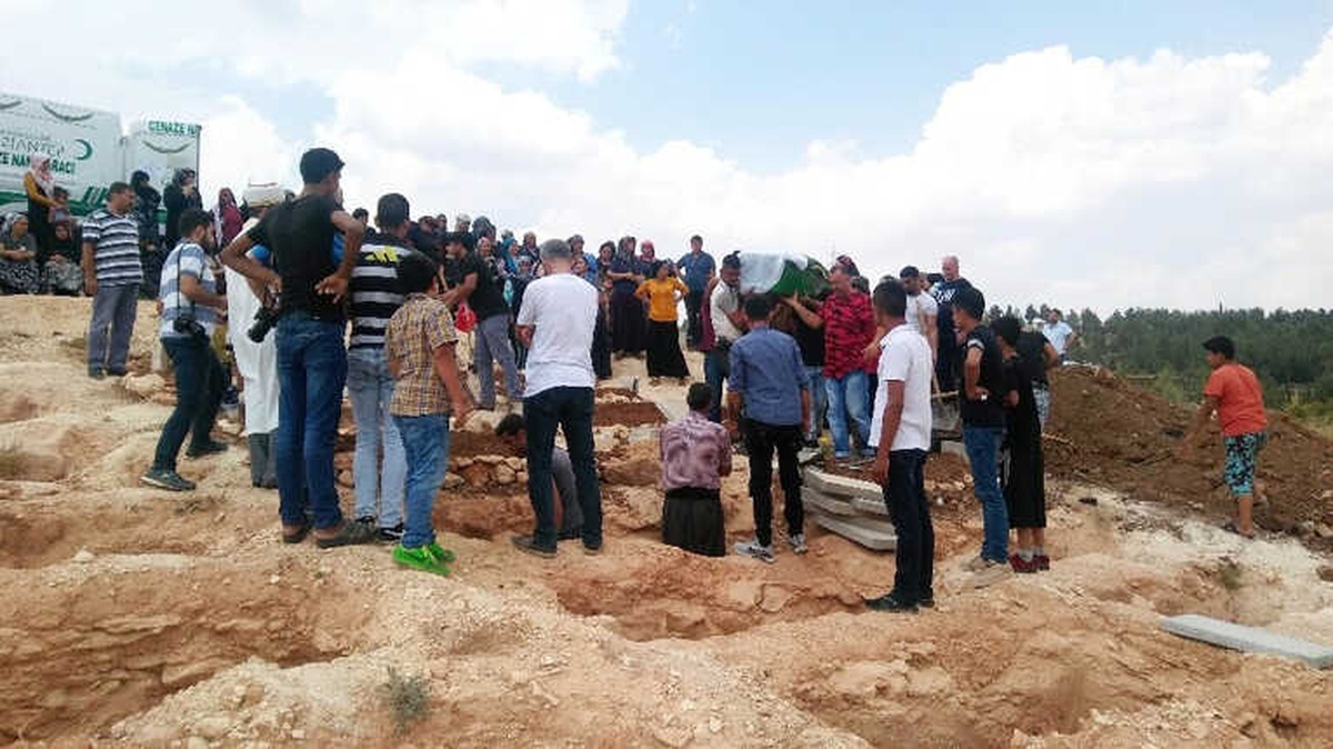 Dün Ölen 7 Aylık Hamile Kadın Gözyaşlarıyla Defnedildi