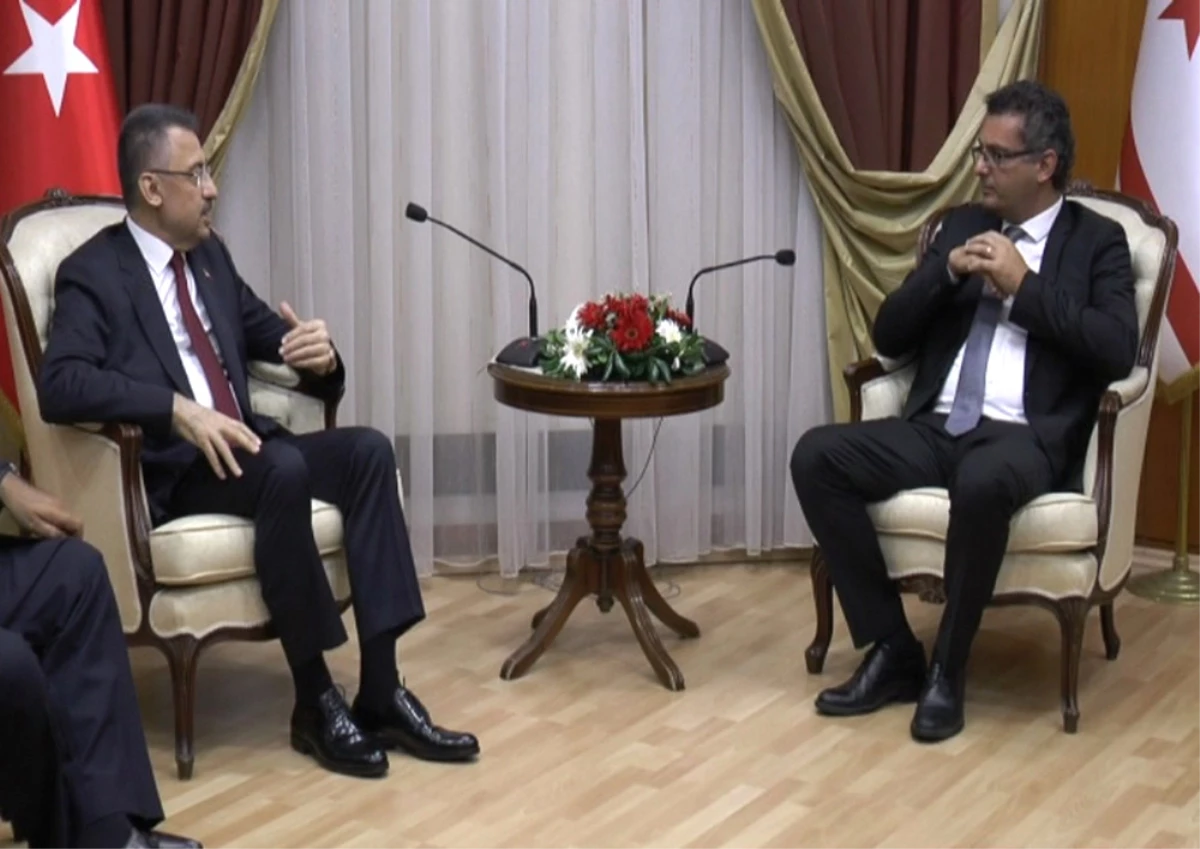 Fuat Oktay KKTC Başbakanı Erhürman ile Görüştü