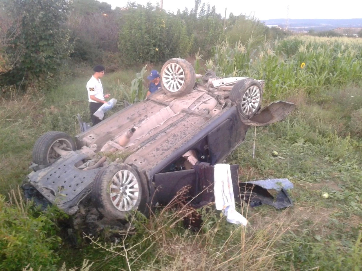 Hurdaya Dönen Araçtan Sağ Kurtuldu