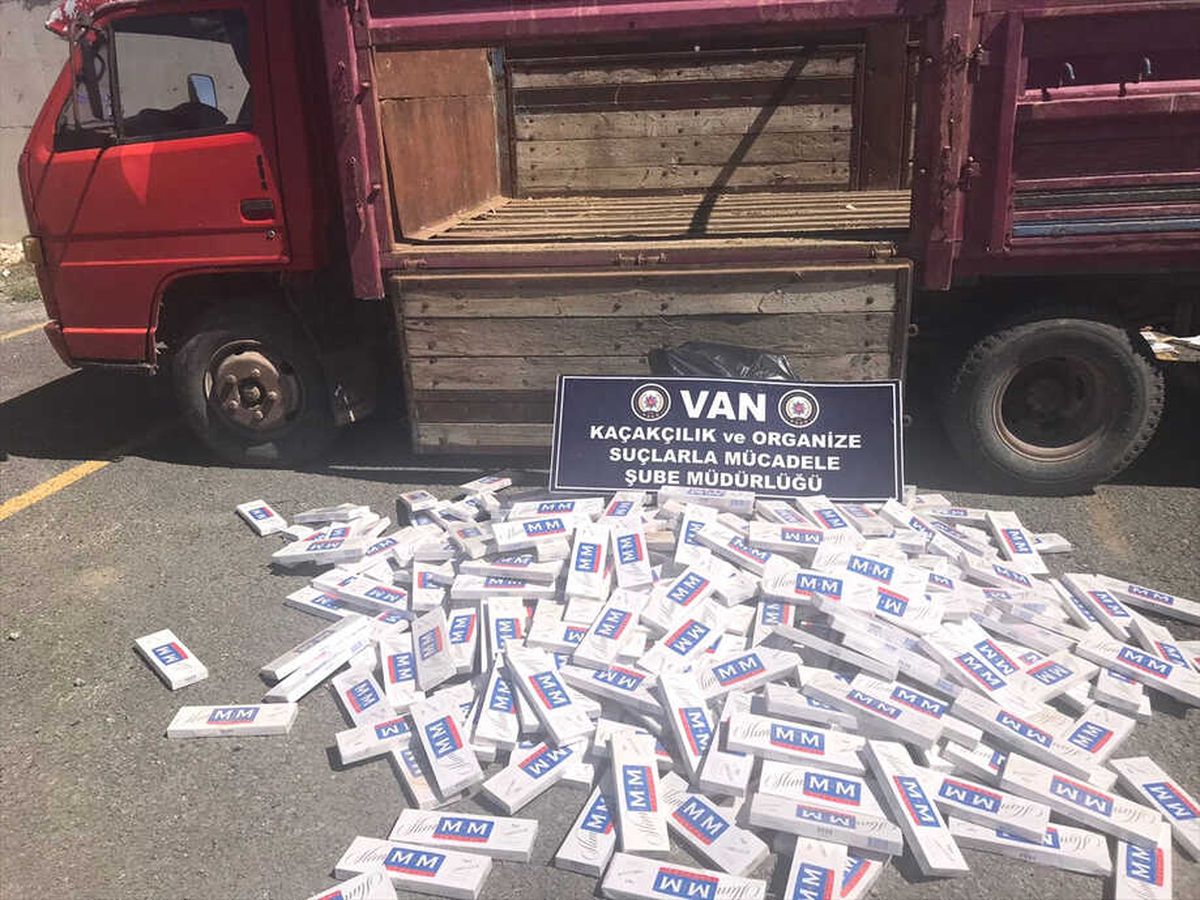 Van\'da Kaçak Sigara Operasyonu
