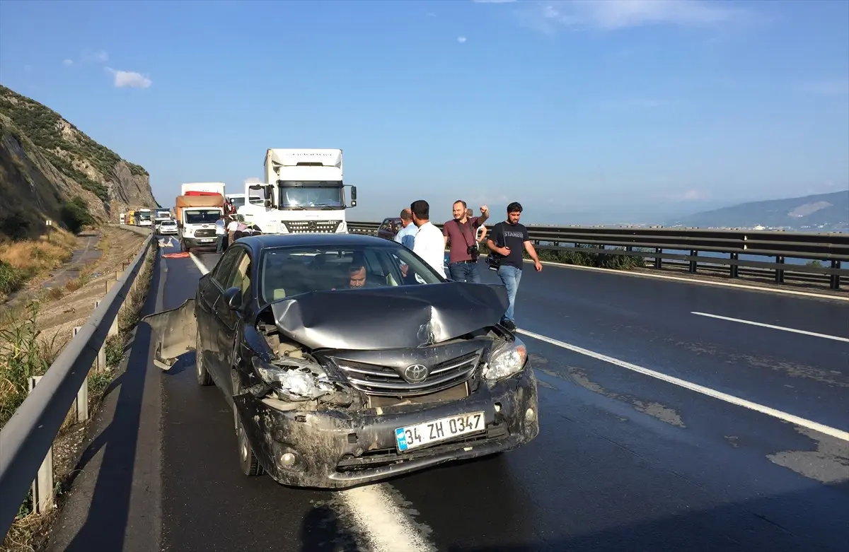 Anadolu Otoyolu\'nda Zincirleme Trafik Kazası