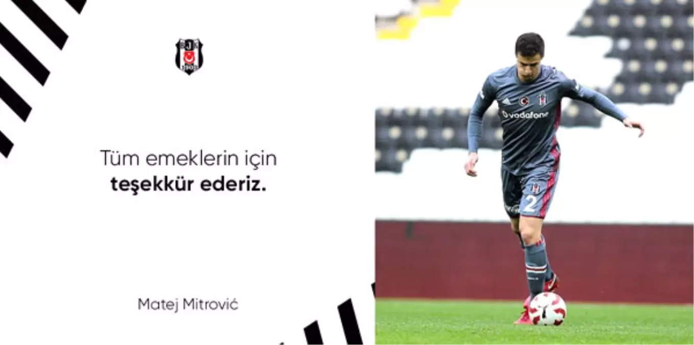 Beşiktaş\'tan Mitrovic\'e Teşekkür!