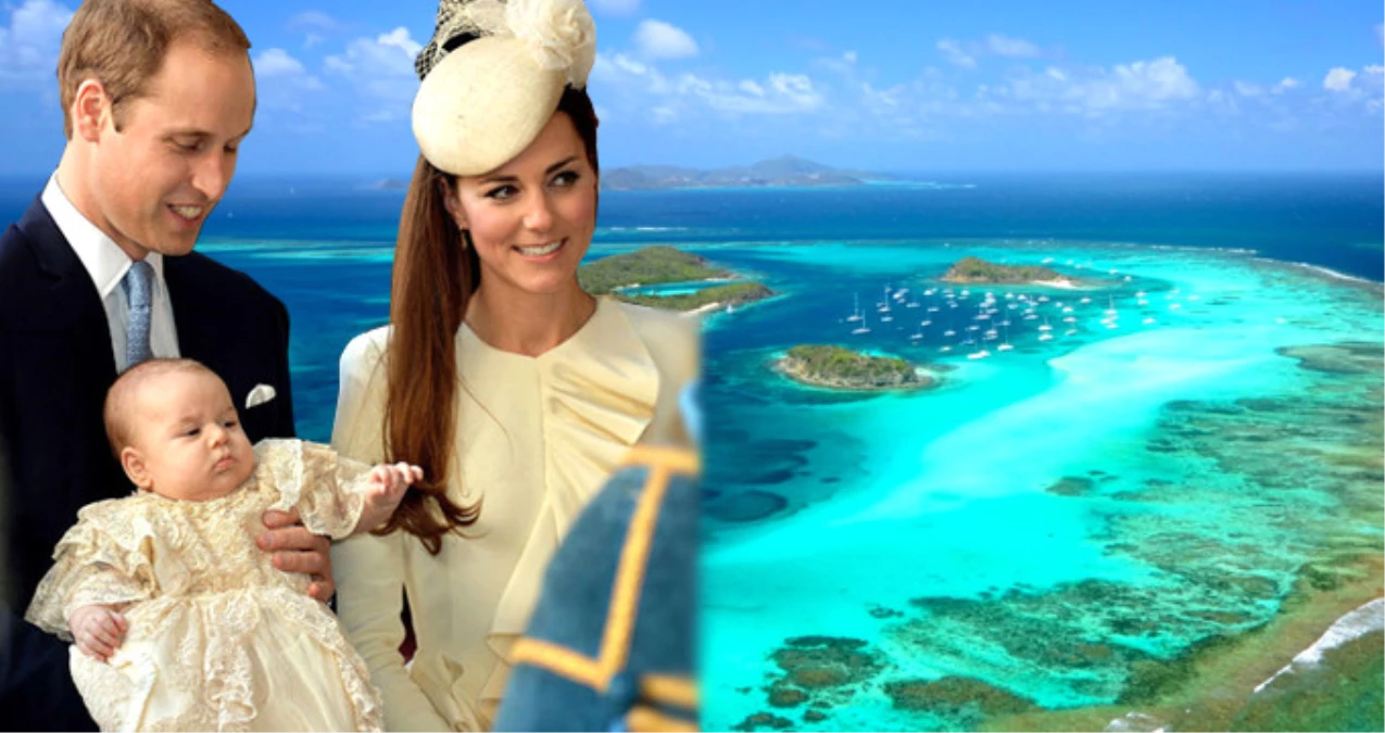 Prens William ve Kate Middleton, Oğulları Prens George\'un Doğum Günü İçin Karayip\'teki "Mustique" Adasını Seçti
