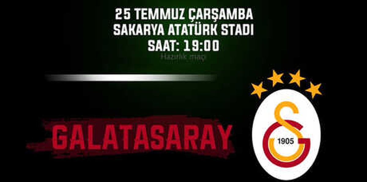Sakaryaspor, Galatasaray\'ı Ağırlayacak!
