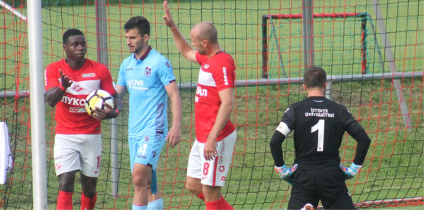 Trabzonspor - Spartak Moskova: 1-4 (İşte Maçın Özeti)