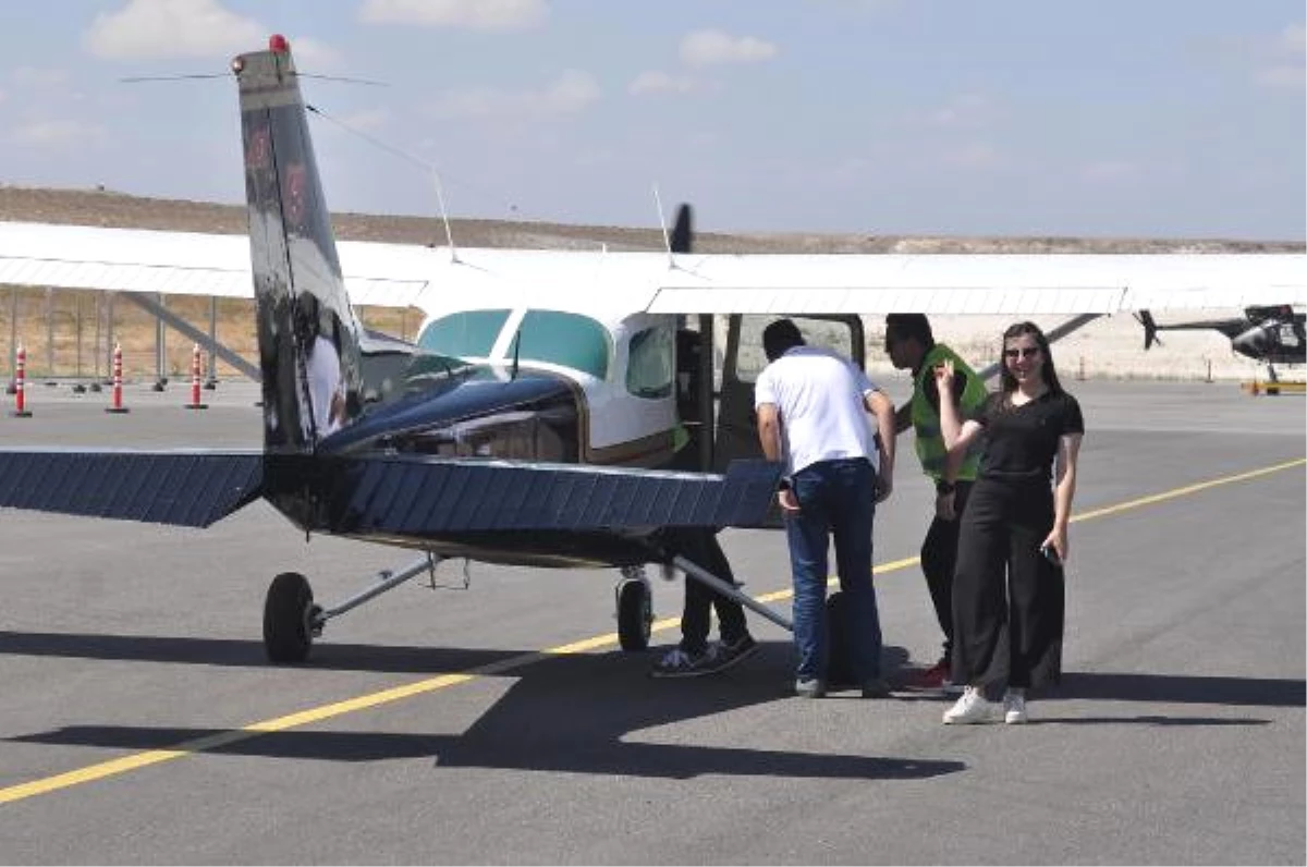 Uçmayan Köy Kalmasın\' Projesiyle Köylüler İlk Kez Uçağa Bindi