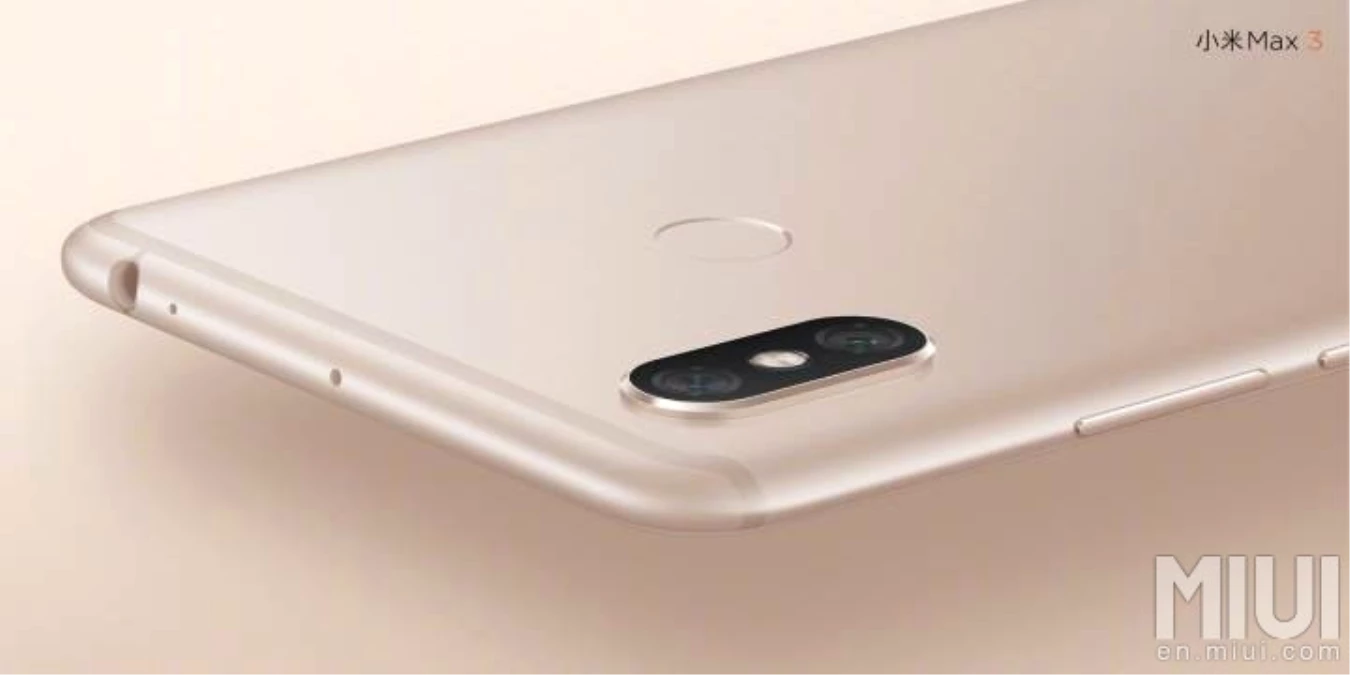 Xiaomi mi Max 3 Dev Bir Ekrana ve 5.500 Mah\'lik Bir Pile Sahip