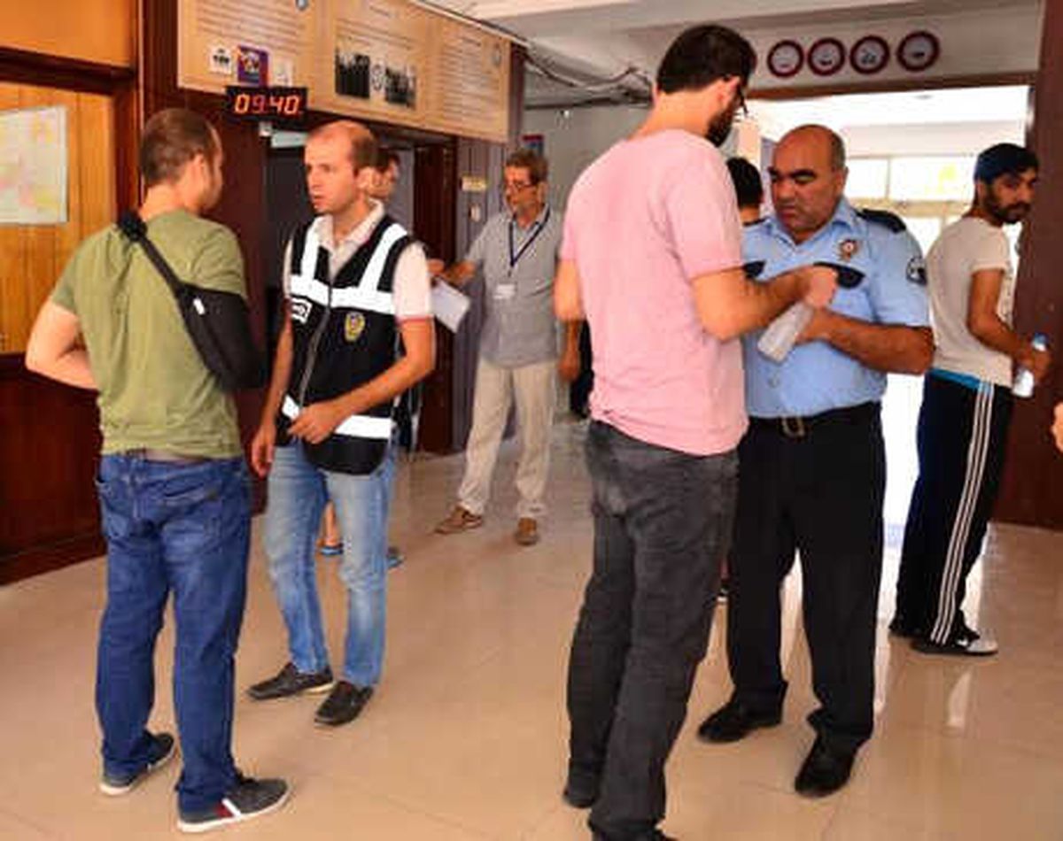 Alçılı Kolla Sınava Giremedi