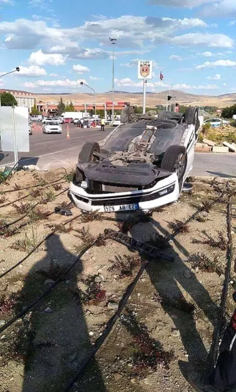 ankara kayseri kara yolunda kaza 5 yarali