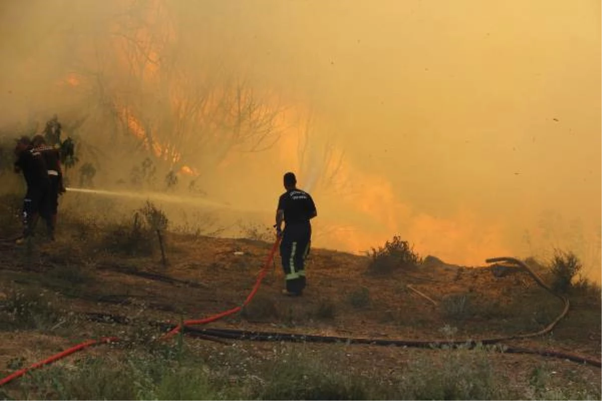Antalya Aksu\'da Orman Yangını (3)