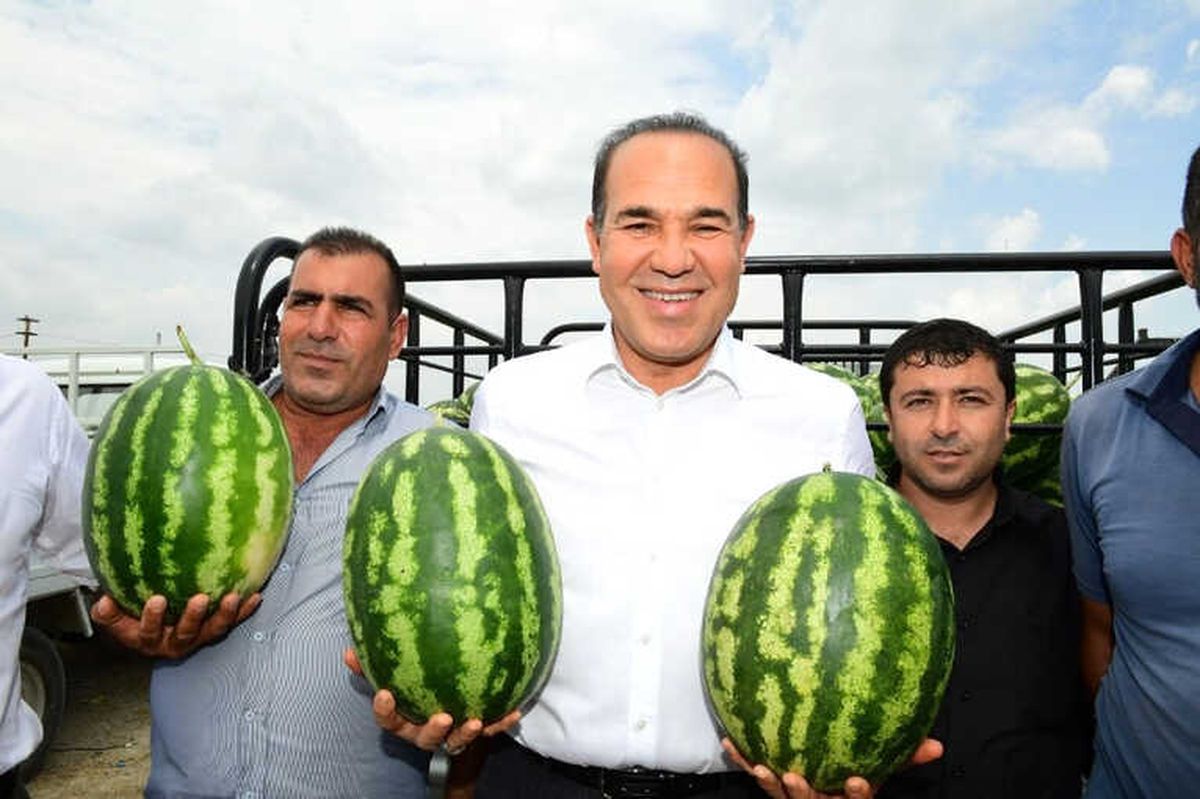 Karpuz Üreticilerinden Başkan Sözlü\'ye Teşekkür