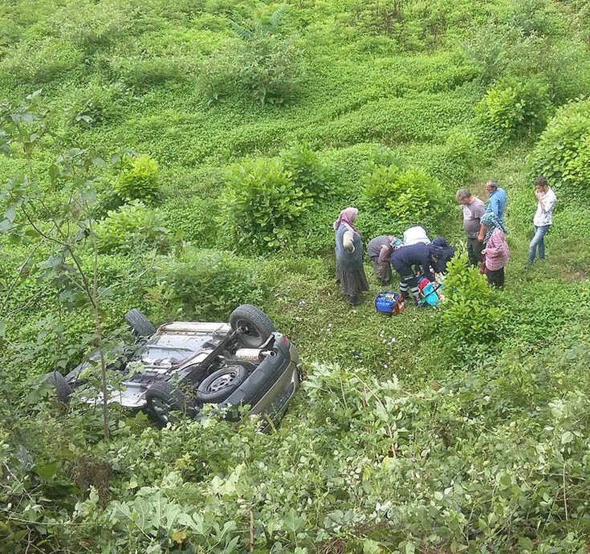 Rize\'de Trafik Kazası: 1 Ölü, 4 Yaralı