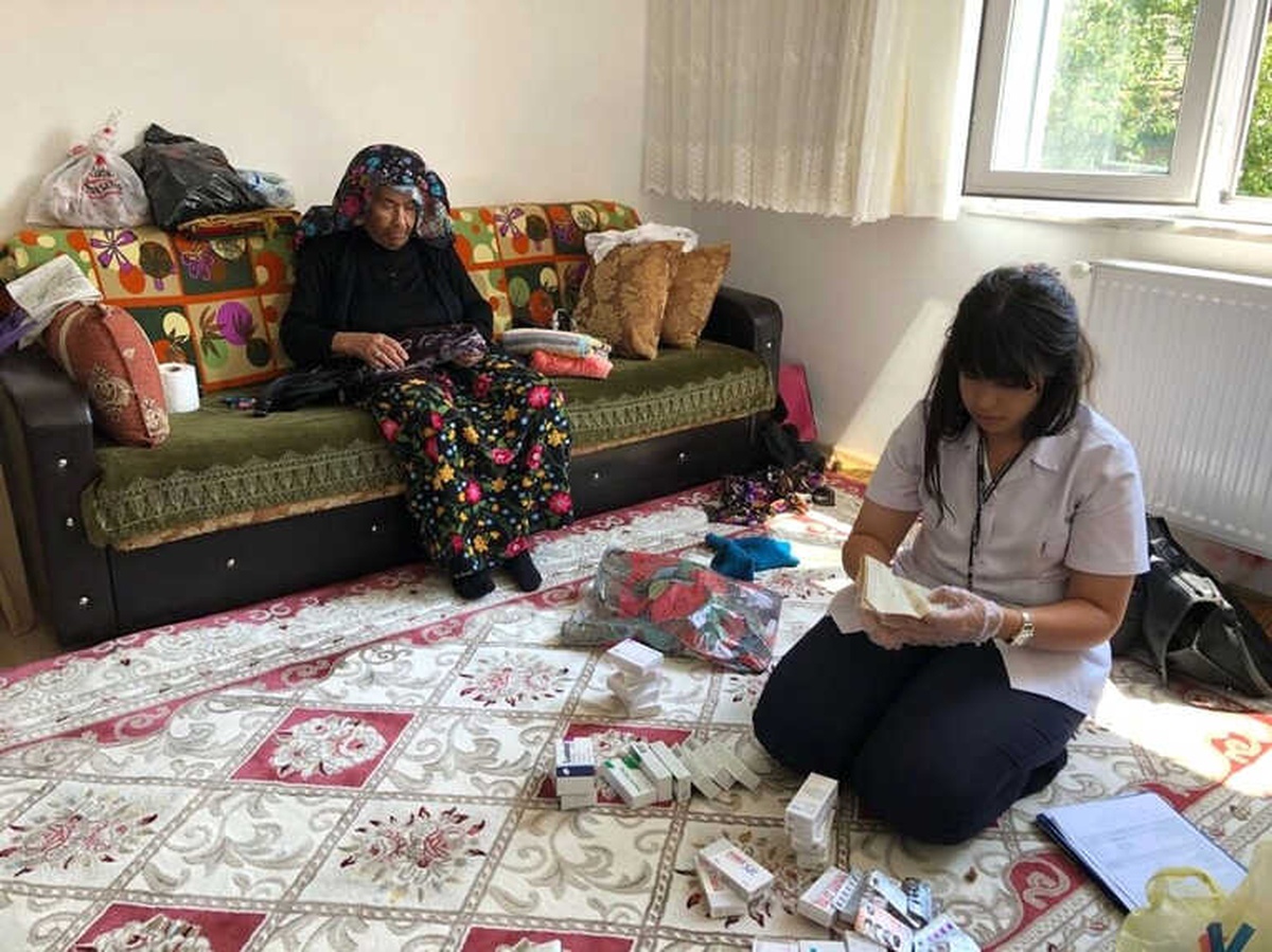 Sobe\'den 84 Yaşındaki Fadime Anaya Yardım Eli