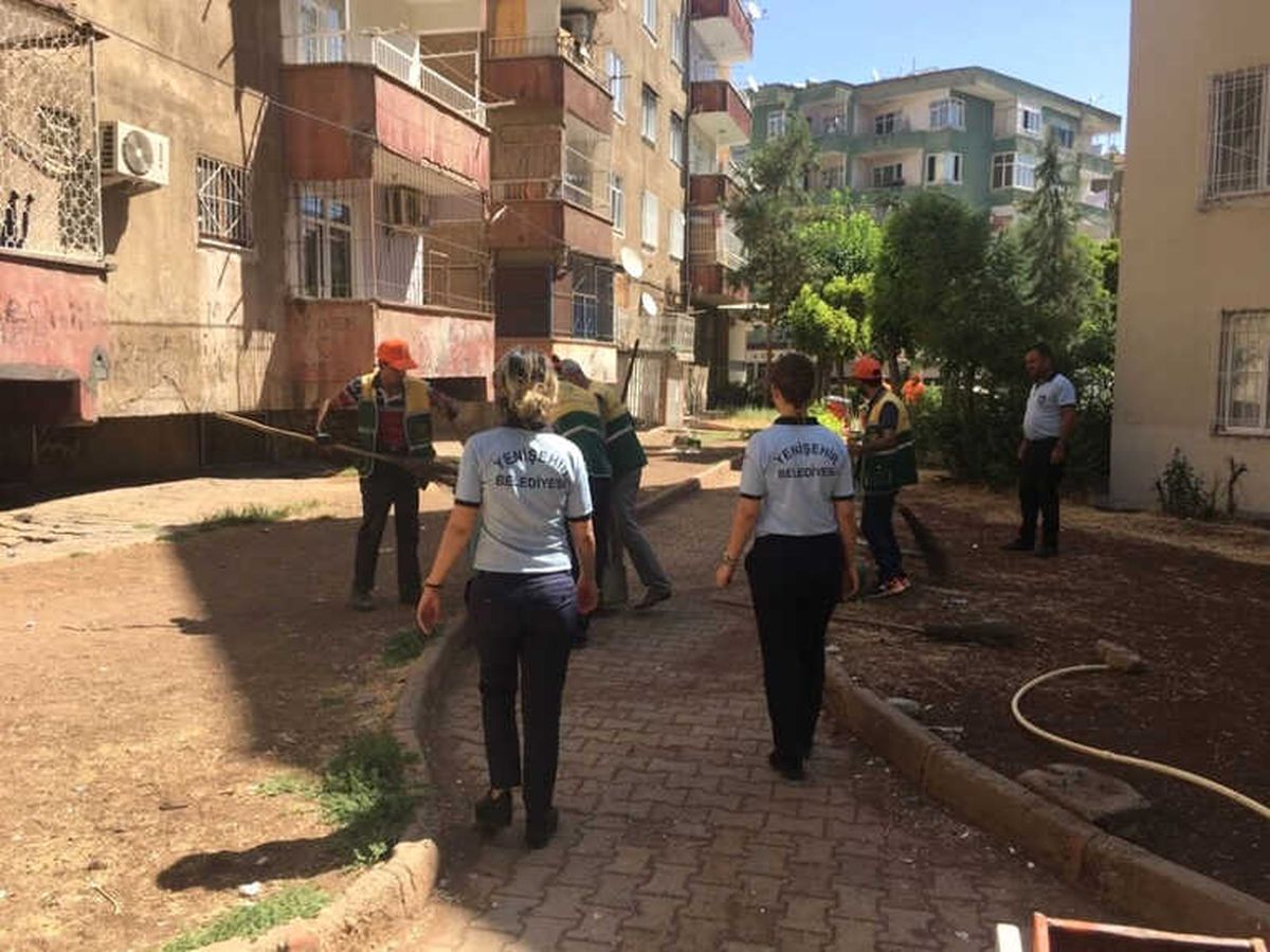 Yenişehir\'de Temizlik Çalışması