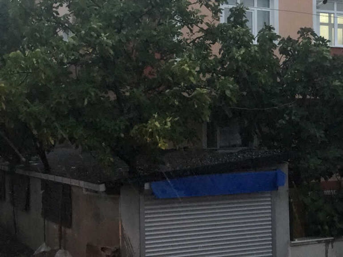 Çorlu\'da Dolu Yağışı