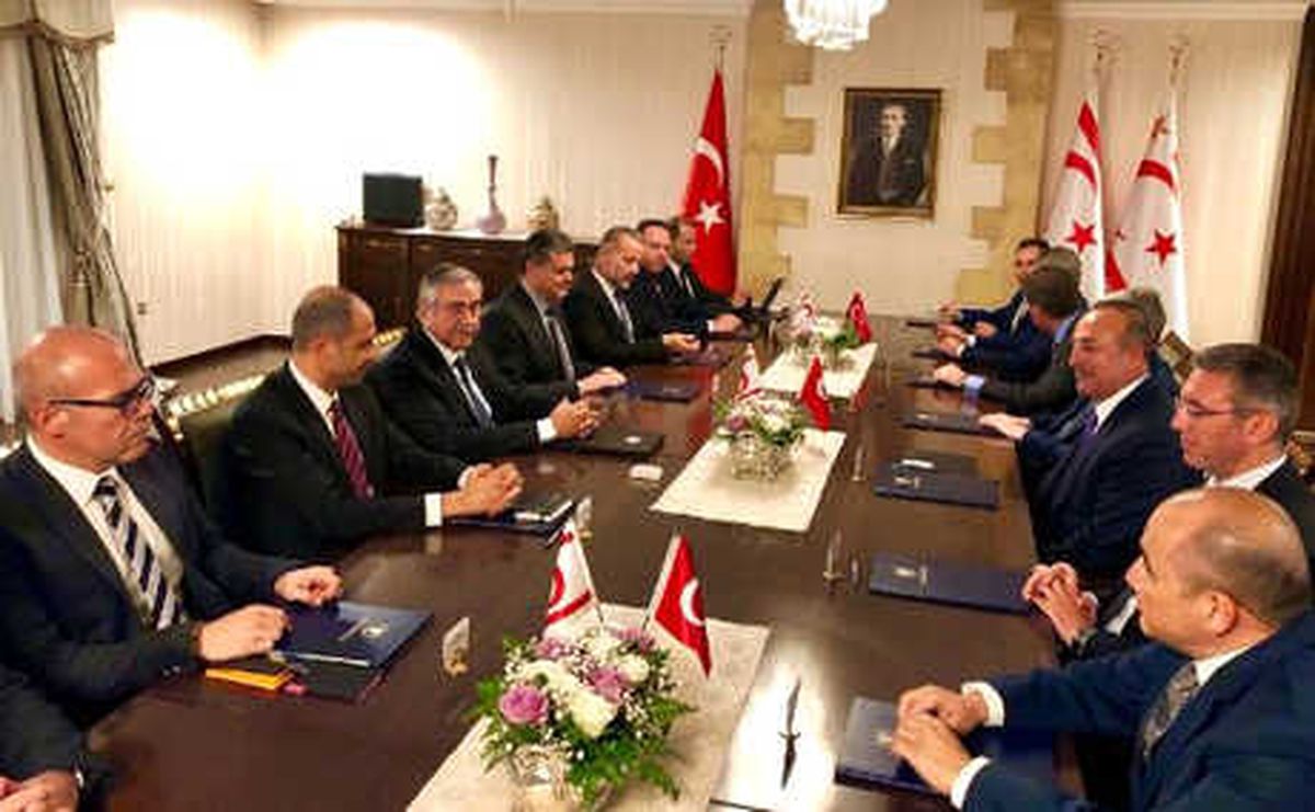 Dışişleri Bakanı Çavuşoğlu, KKTC\'ye Geldi