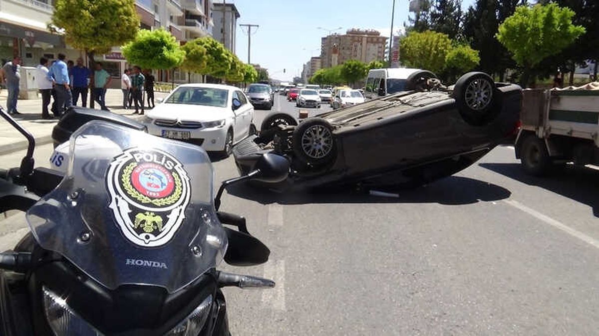 Gaziantep\'te Trafik Kazası: 2 Yaralı