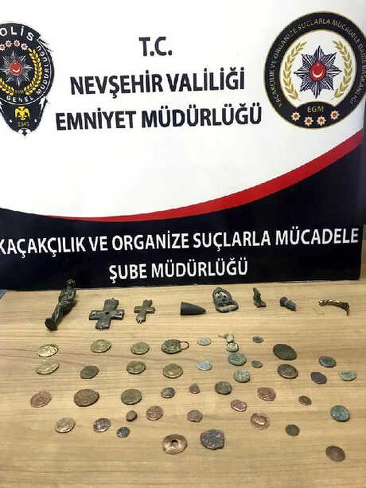 Nevşehir\'de Tarihi Eser Operasyonu