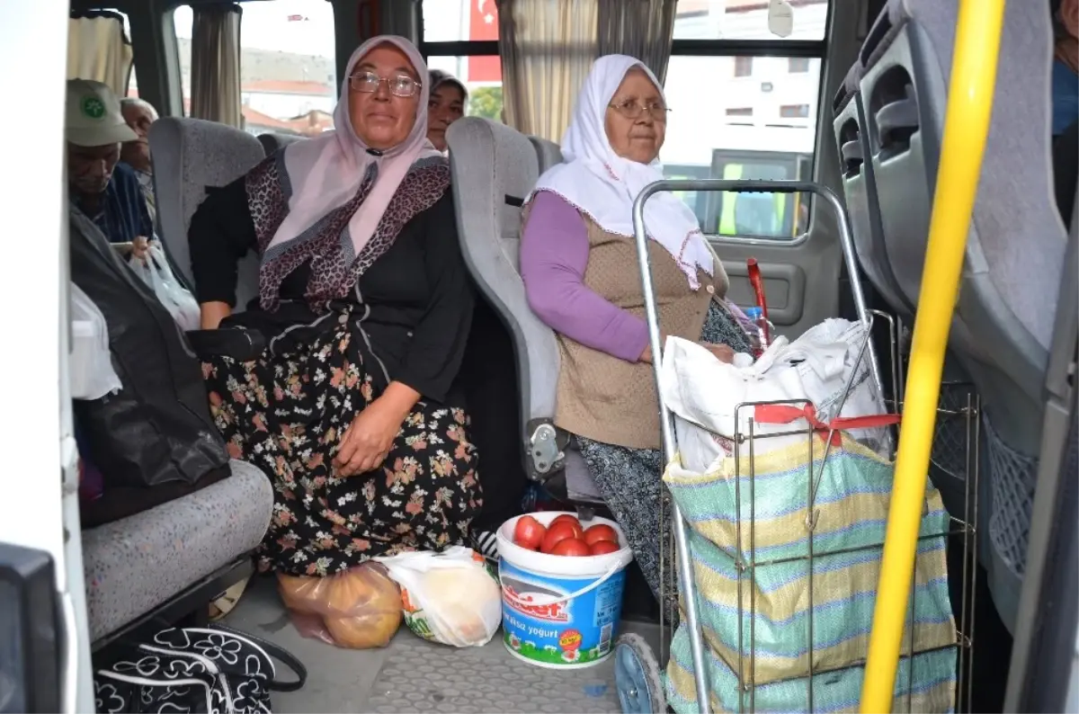 Seyitgazi Belediyesi\'nden Vatandaşa Ücretsiz Pazar Servisi