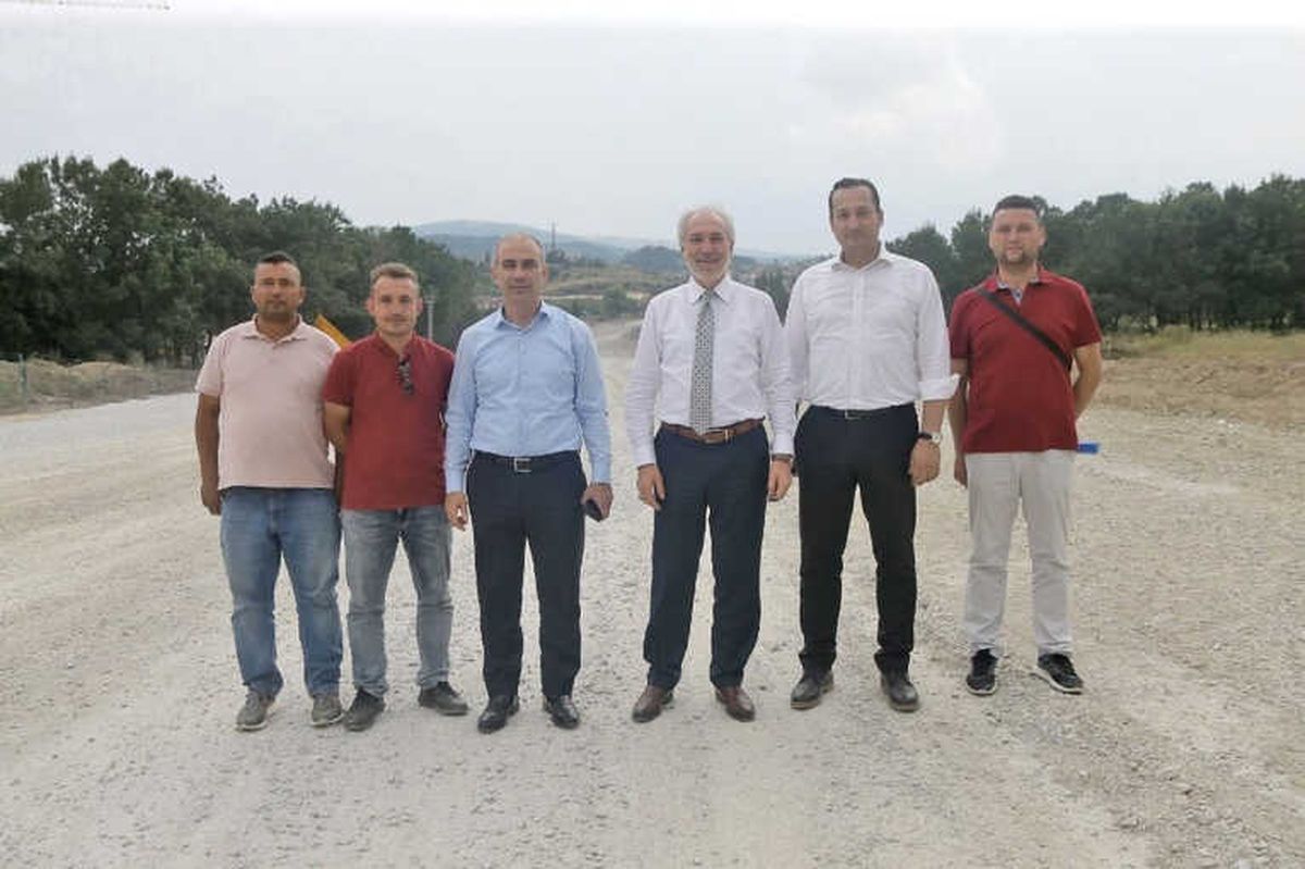 Yapımı Devam Eden \'Kütahya Şehir Hastanesi Bölgesi\'ne Yeni Bir Cadde