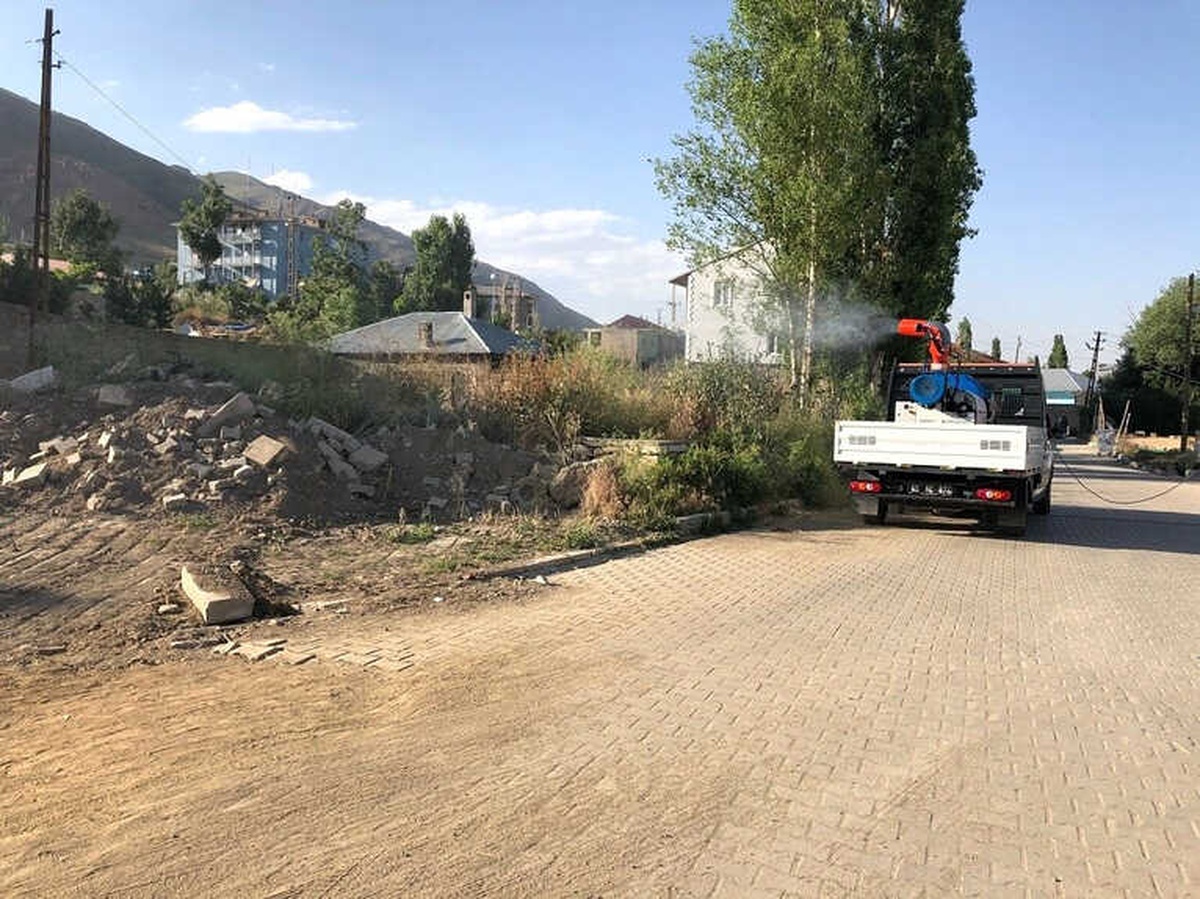 Başkale Belediyesinden Sivrisinek ve Haşereyle Mücadele Çalışması