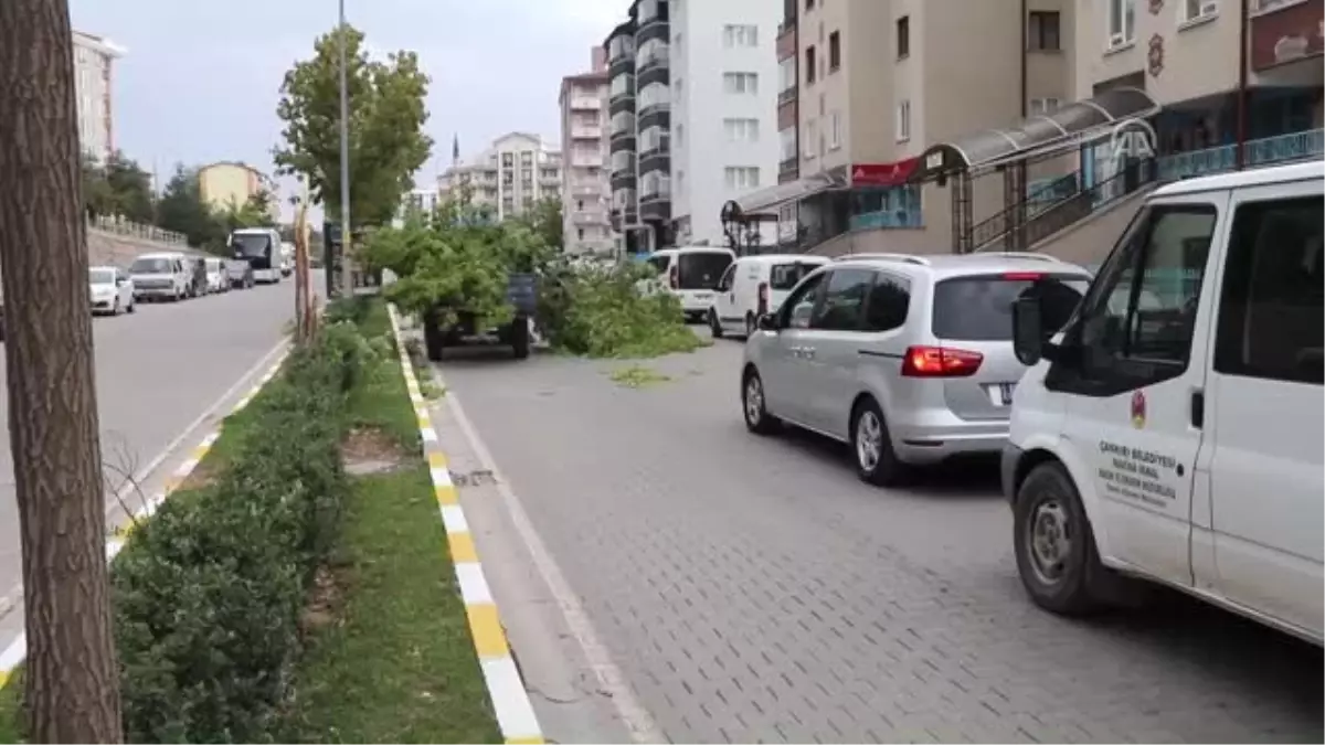 Çankırı\'da Şiddetli Rüzgar