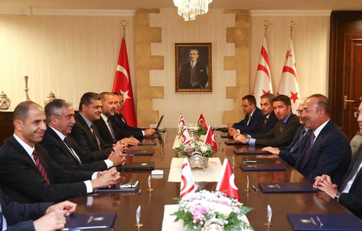Çavuşoğlu, Mustafa Akıncı ile Görüştü