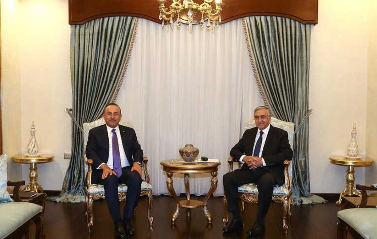 Çavuşoğlu, Mustafa Akıncı ile Görüştü