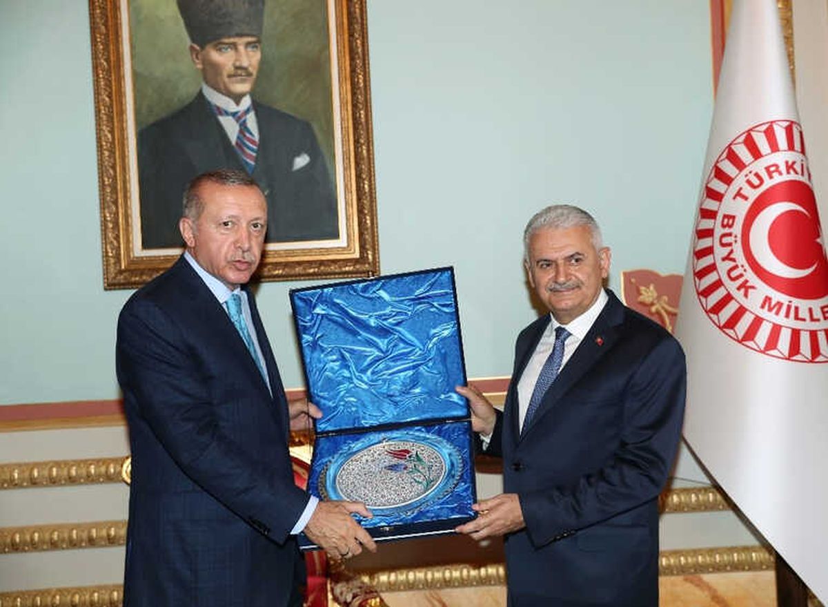 Cumhurbaşkanı Erdoğan\'dan TBMM Başkanı Yıldırım\'a Ziyaret