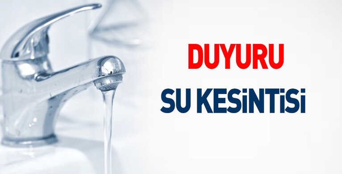 Yakutiye\'de Kısmi Su Kesintisi