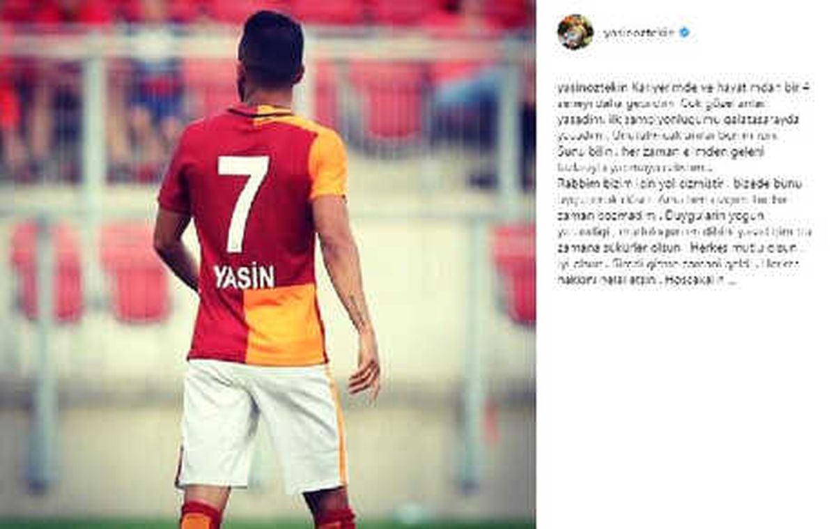 Yasin Öztekin: "Gitme Zamanı Geldi"