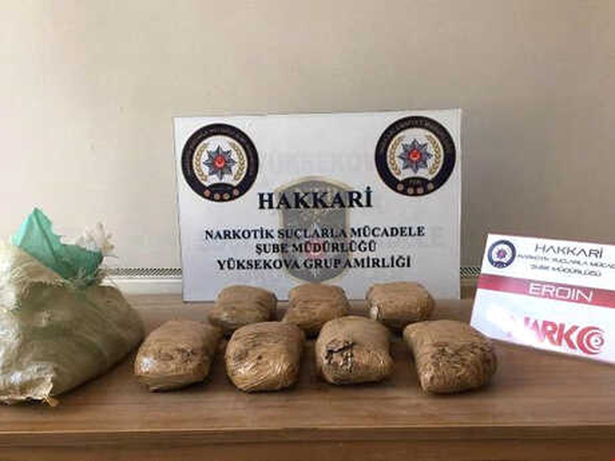 Yüksekova\'da Toprağa Gömülü 7 Kilo Eroin Ele Geçirildi