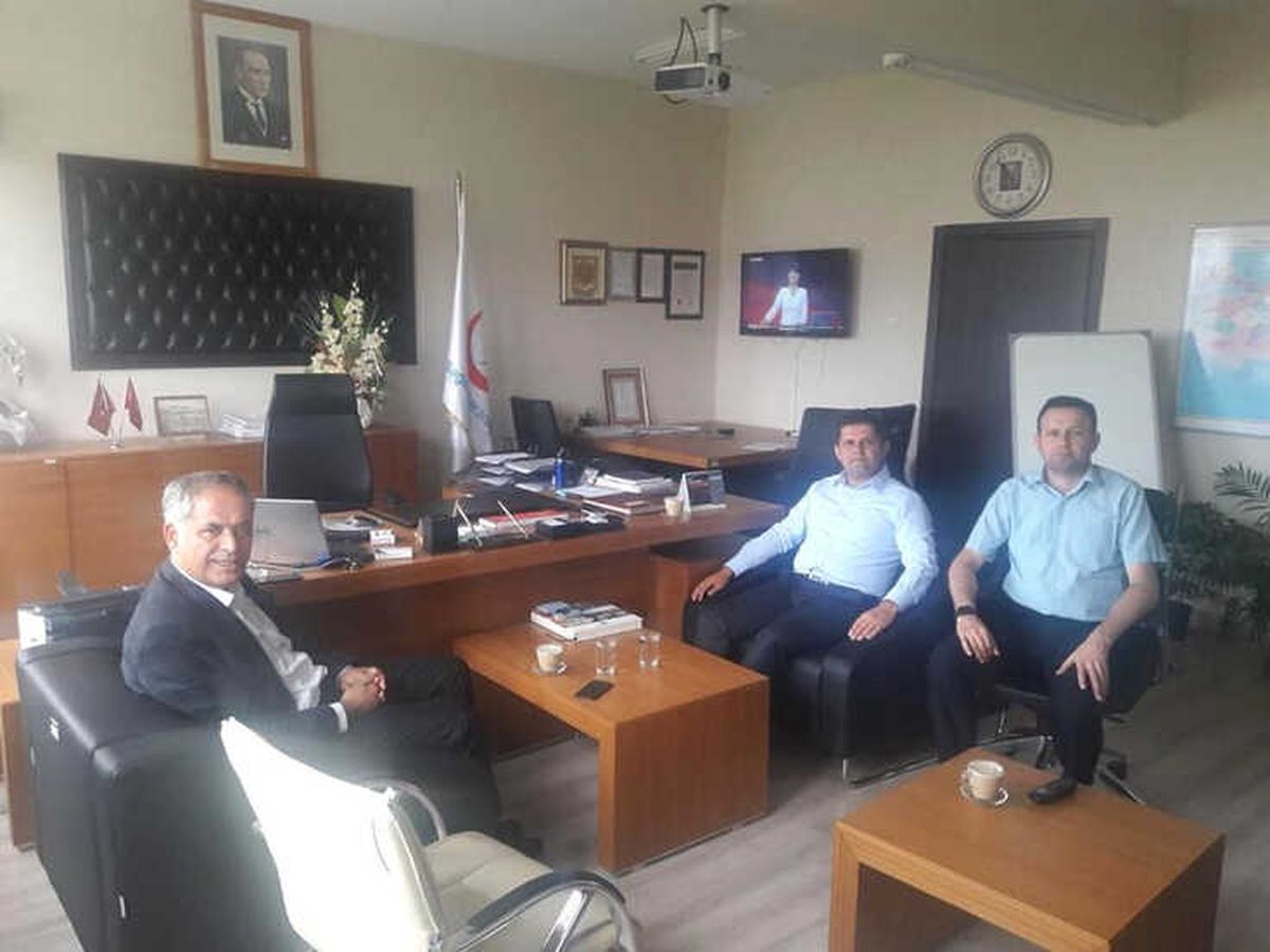 Başkan Yaman, İl Sağlık Müdürü Öztop ile Bir Araya Geldi