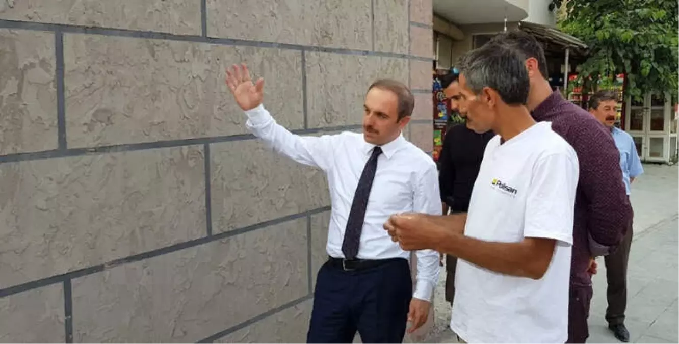 Hakkari\'deki İstinat Duvarları Güzelleşiyor