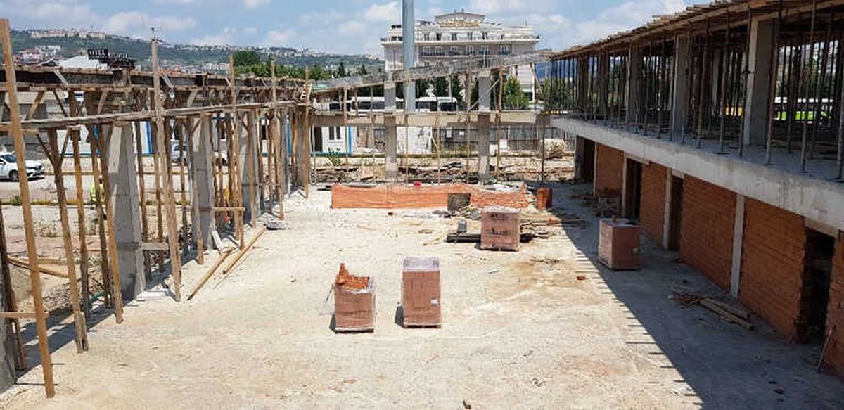 İtfaiye Terminal Müfreze Binası Yükseliyor