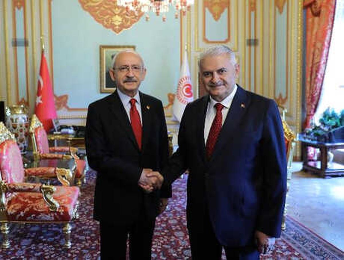 Kılıçdaroğlu, TBMM Başkanı Yıldırım ile Görüştü
