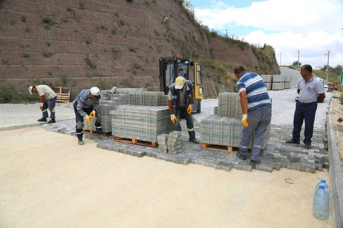 Odunpazarı\'ndan Karapınar\'da Kilittaş Çalışması