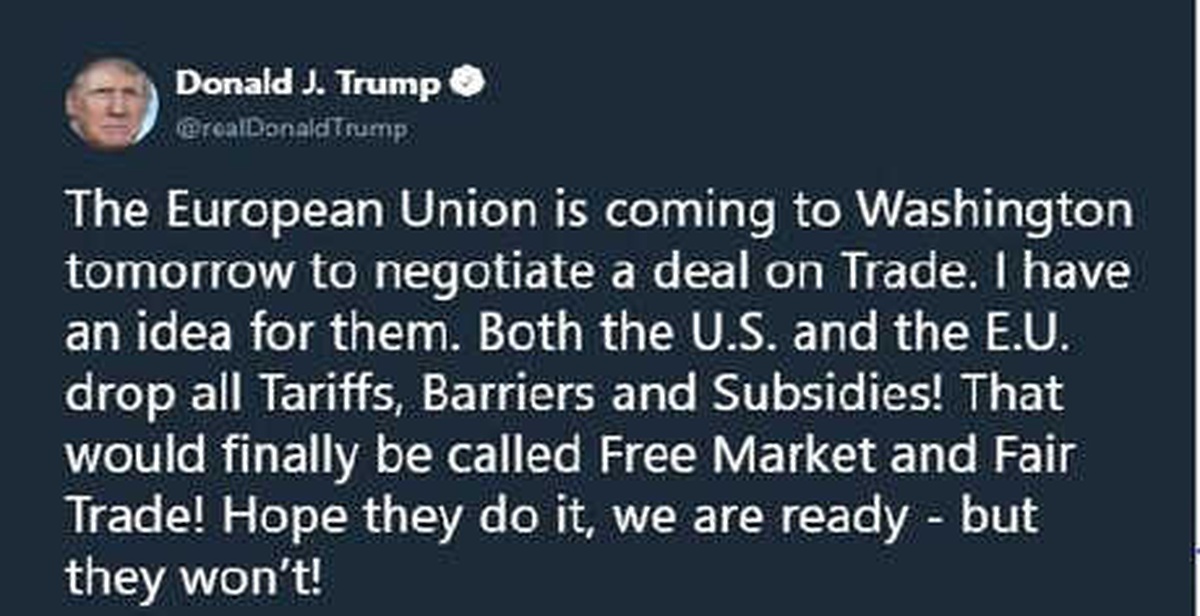 Trump: Tarife, Bariyer ve Sübvansiyonların Kalkması Adil Ticarettir