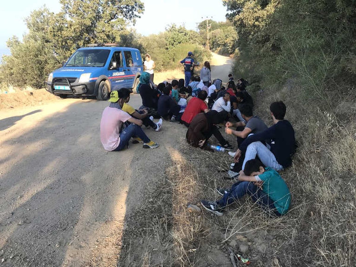 40 Kaçak Göçmen Yakalandı