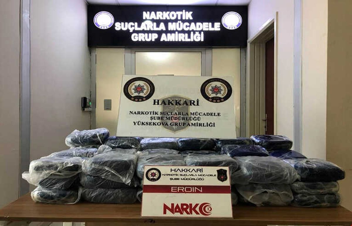 69 Kilo Eroin Ele Geçirildi