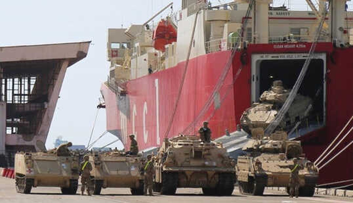 ABD Tank ve Zırhlı Araçları Tatbikat İçin Gürcistan\'da