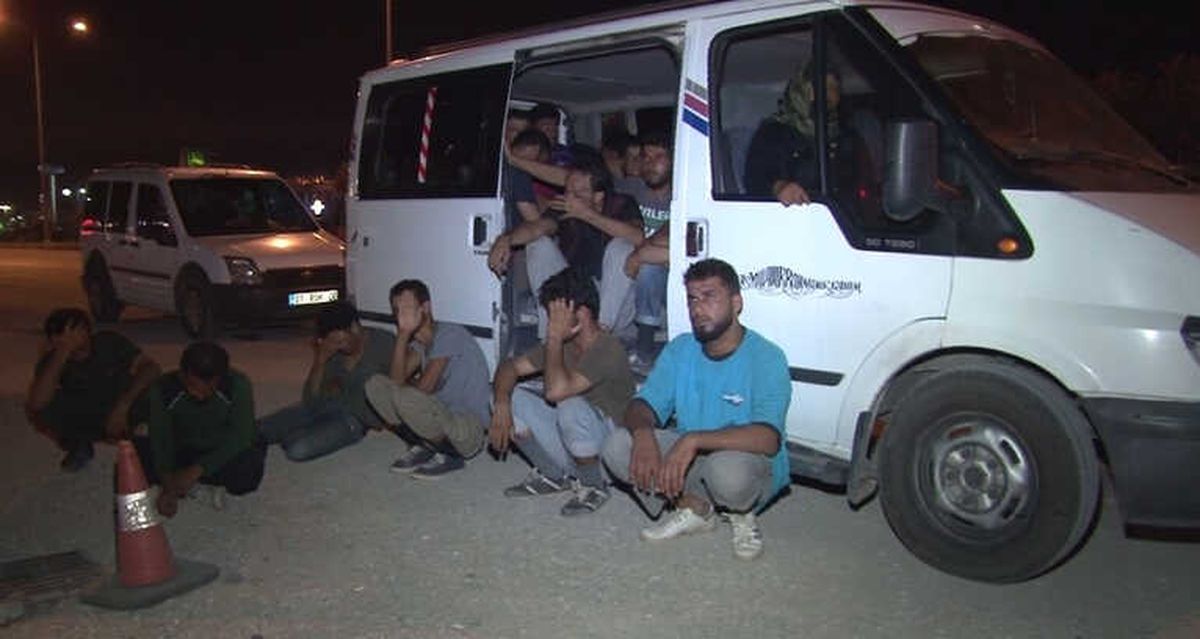 Adana\'da 44 Kaçak Mülteci Yakalandı