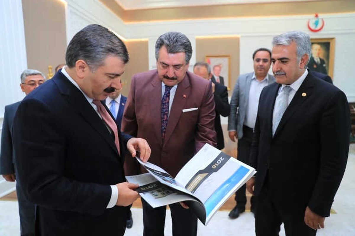 Başkan Kale Ankara\'da Bir Takım Ziyaretlerde Bulundu