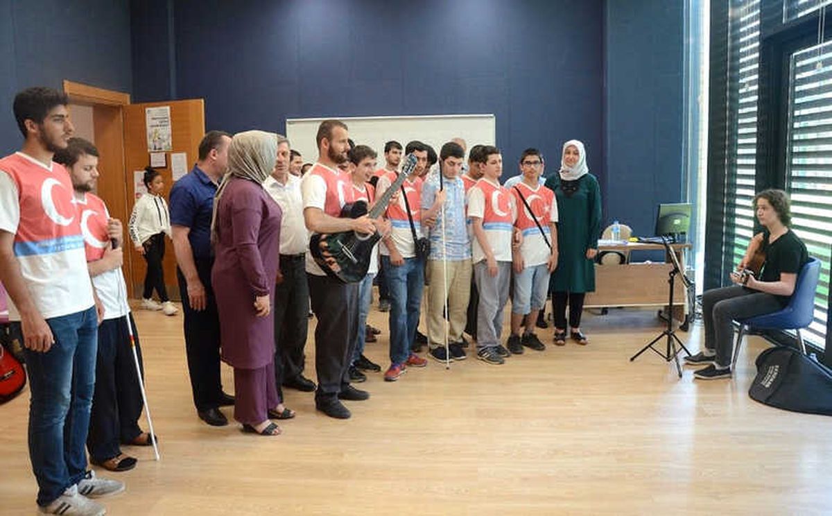 Engelsiz Hobi Kurslarına Misafir Oldular