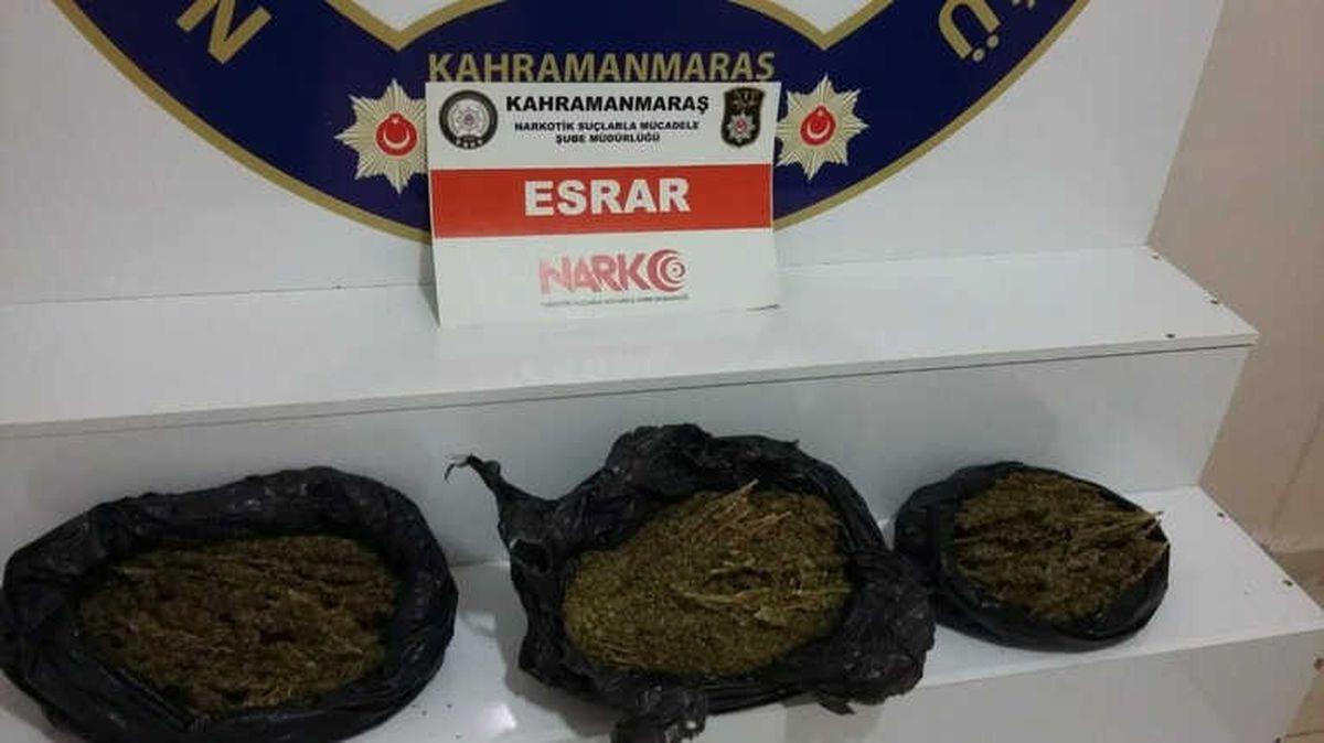 Kahramanmaraş\'ta Uyuşturucu Operasyonu