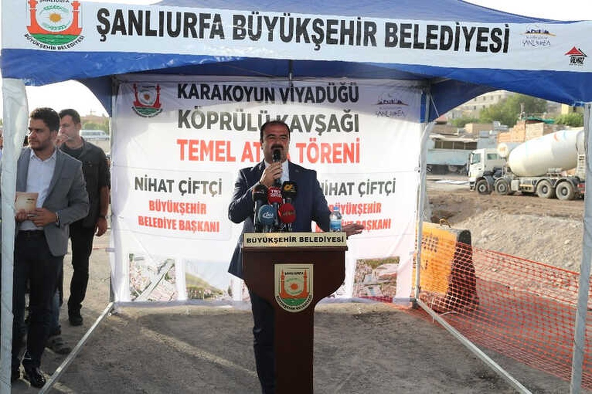 Karakoyun Köprülü Kavşağının Temeli Atıldı