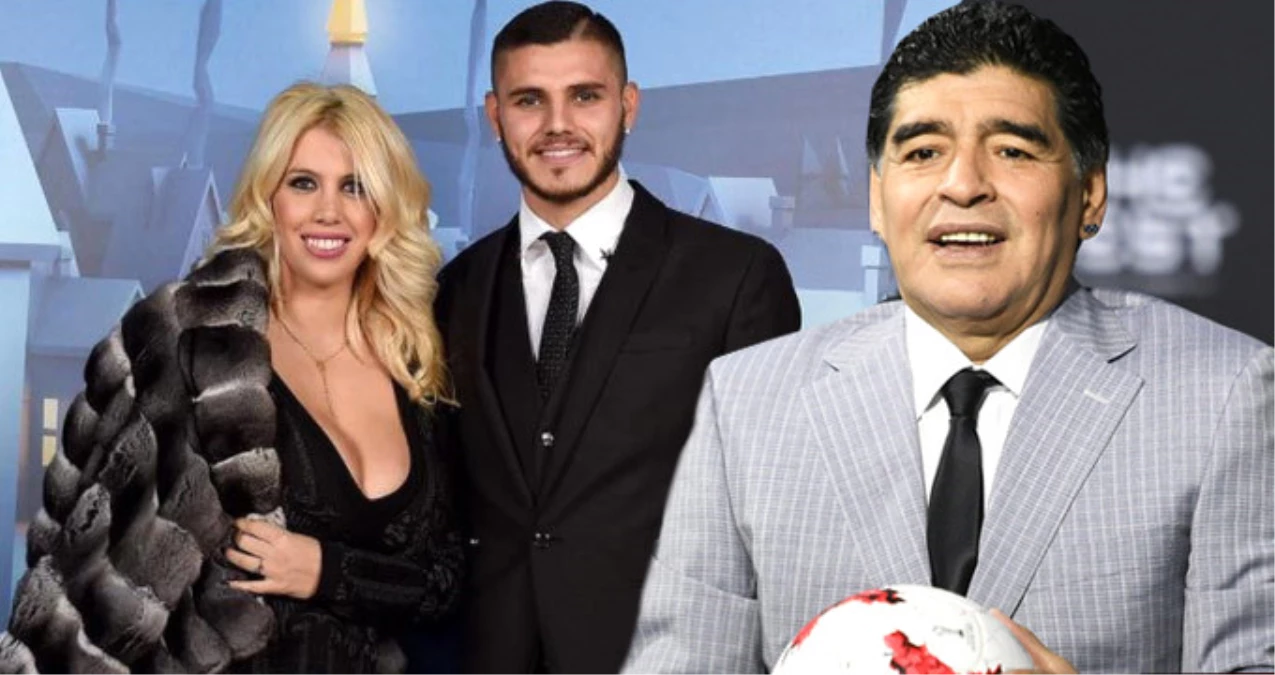Mauro Icardi\'nin Karısı Wanda Nara, Diego Maradona İle Aşk Yaşıyor