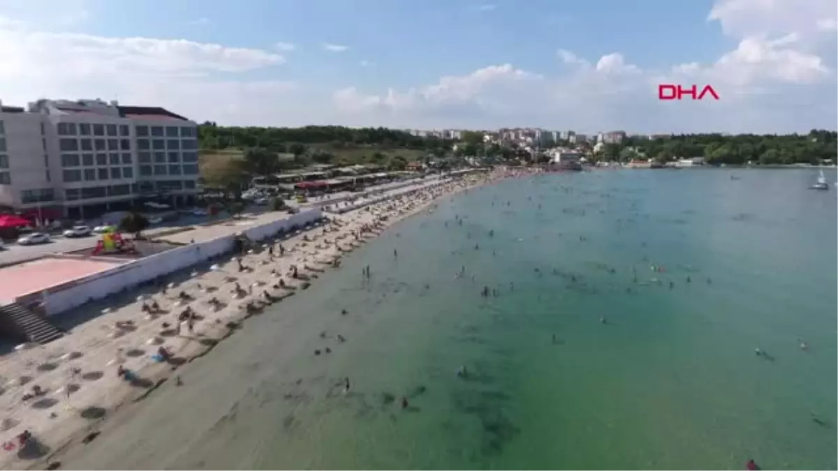 Çanakkale Hamzakoy Halk Plajı Tatilcilerin Gözdesi Oldu