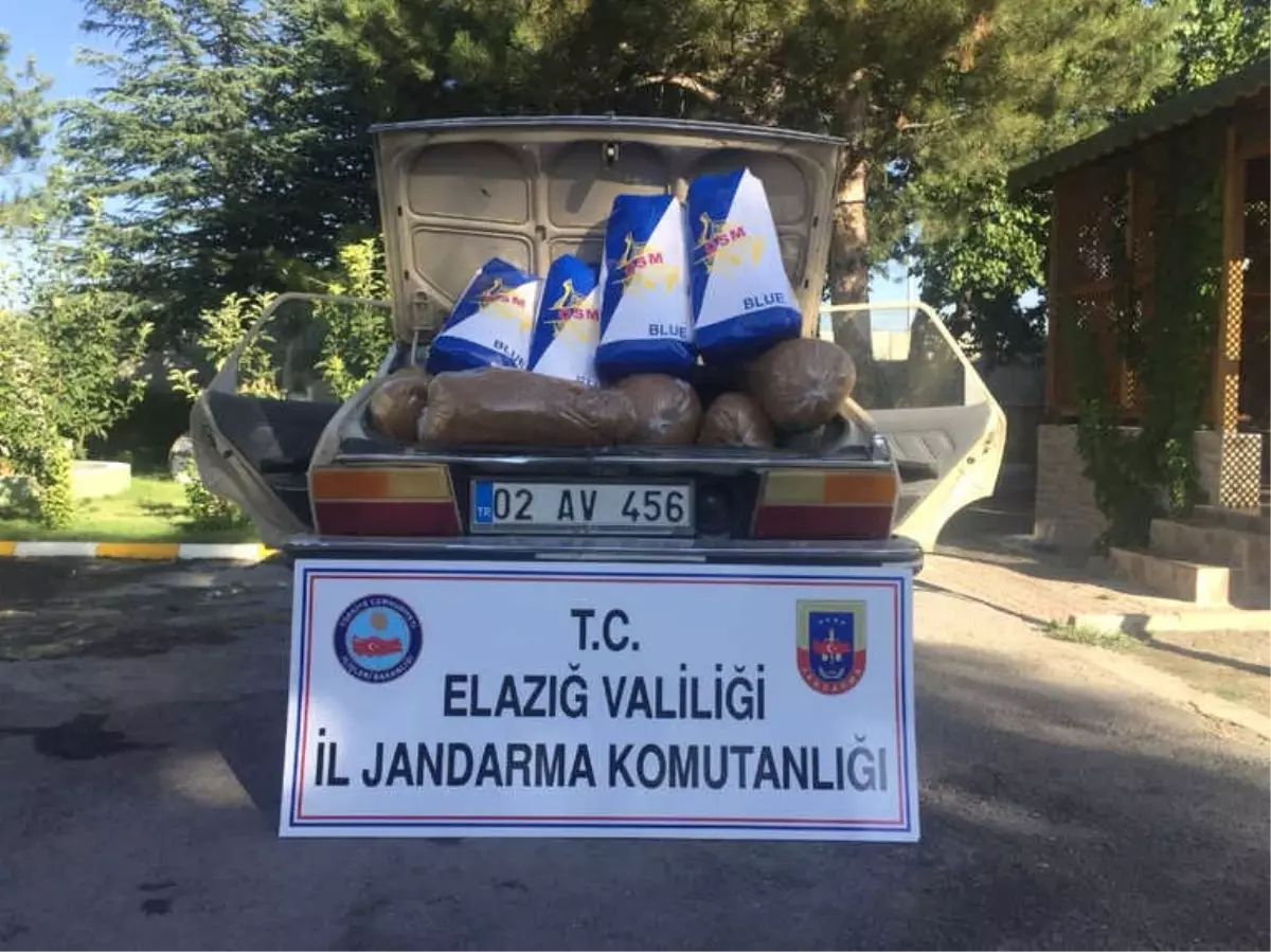 Elazığ\'da 95 Kilo Kaçak Tütün Ele Geçirildi