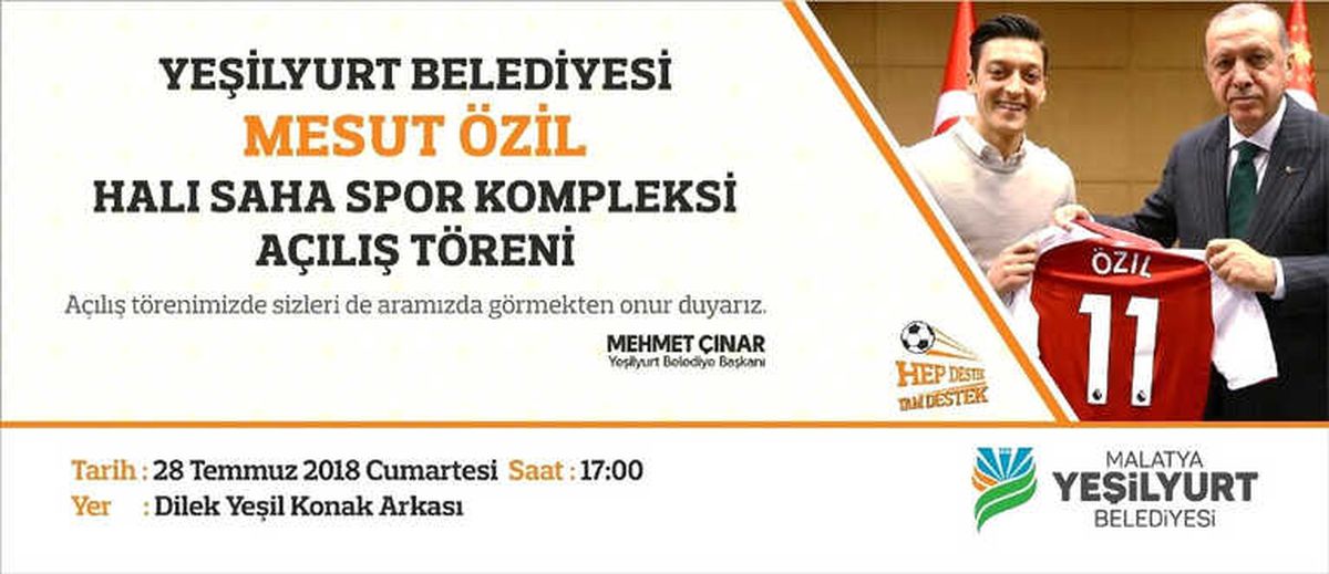 Malatya\'dan Mesut Özil\'e Büyük Jest